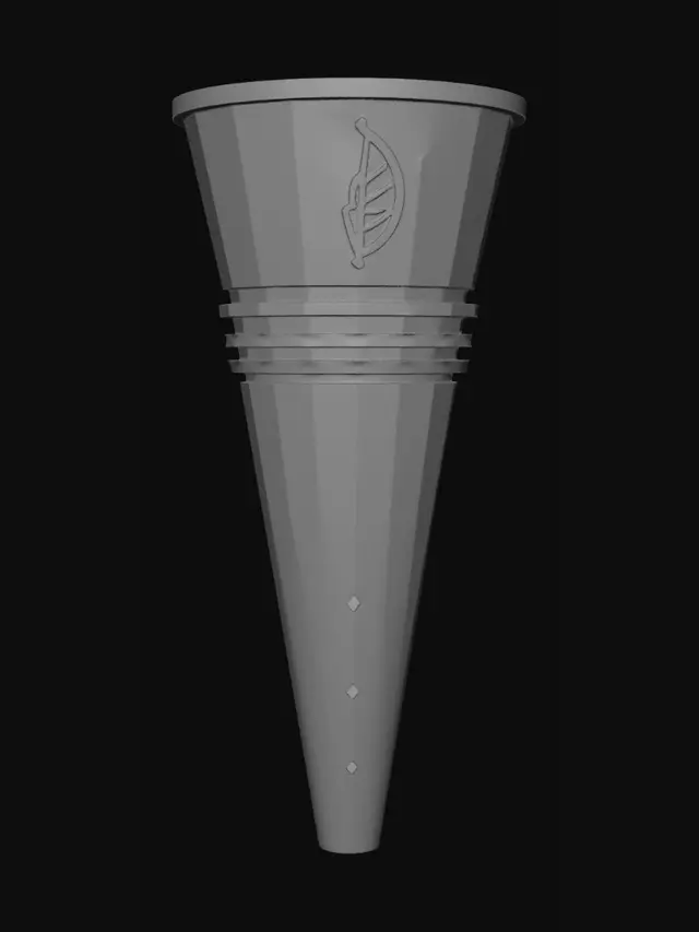 3D model for Terracotta Cone Planter