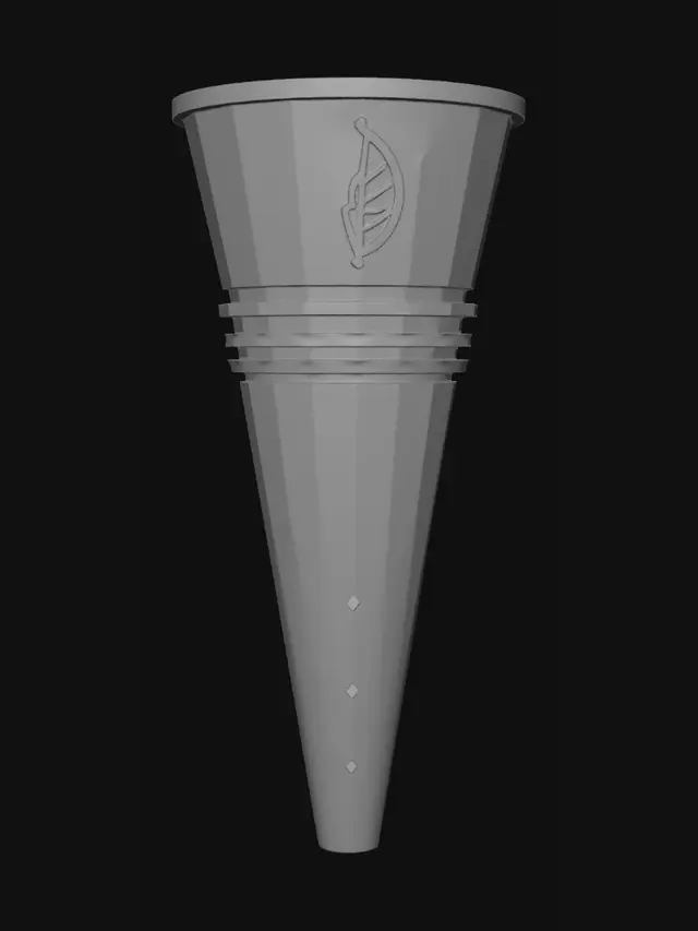 3D model for Terracotta Cone Planter