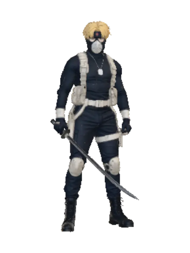 3D model for Blonde Ninja Sentinel