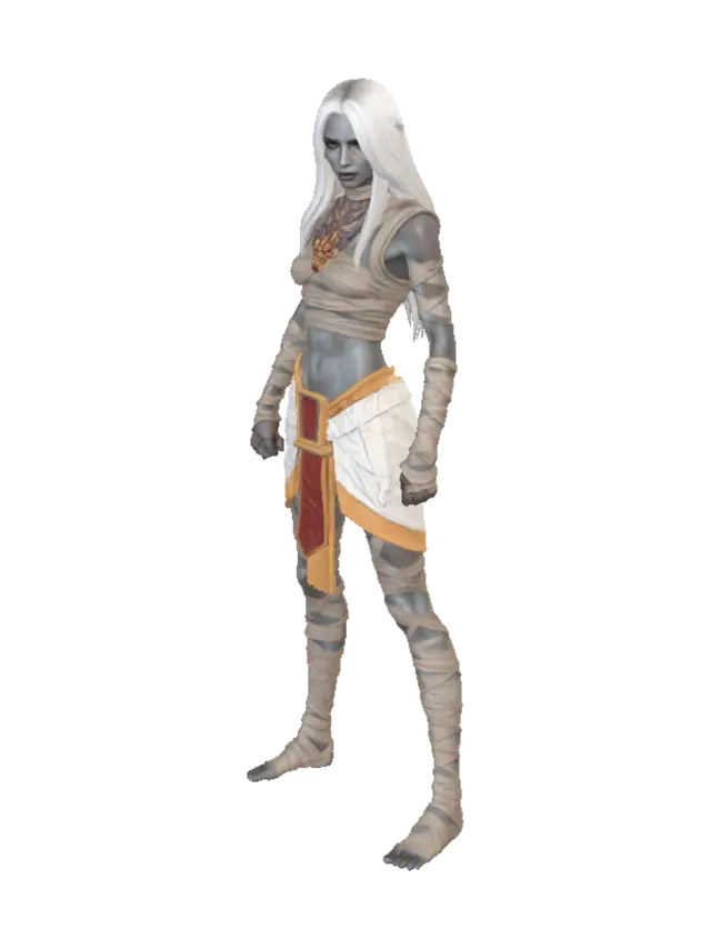 3D model for Desert Warrior of the Pyramids