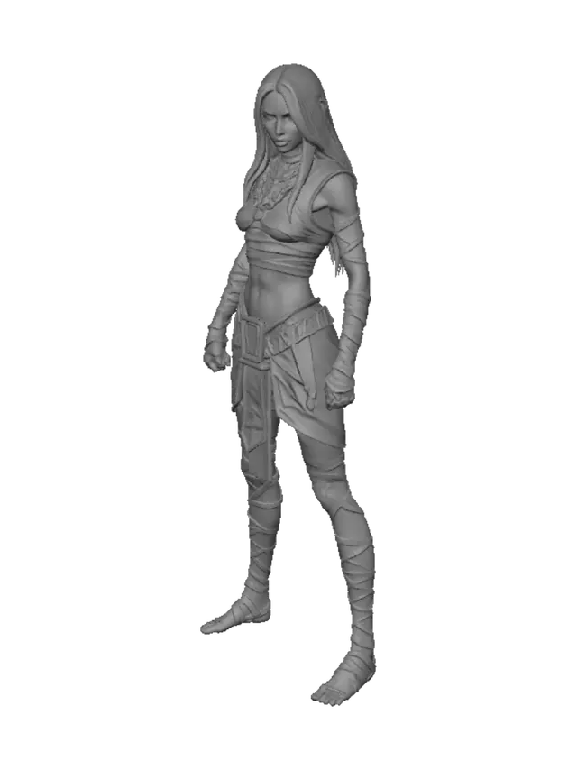 3D model for Desert Warrior of the Pyramids