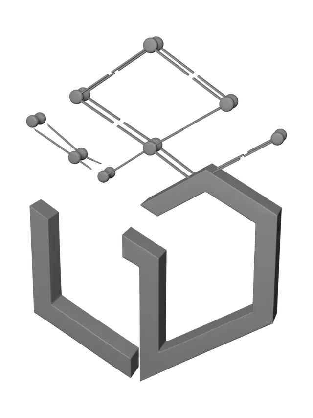 3D model for Blockchain Cube