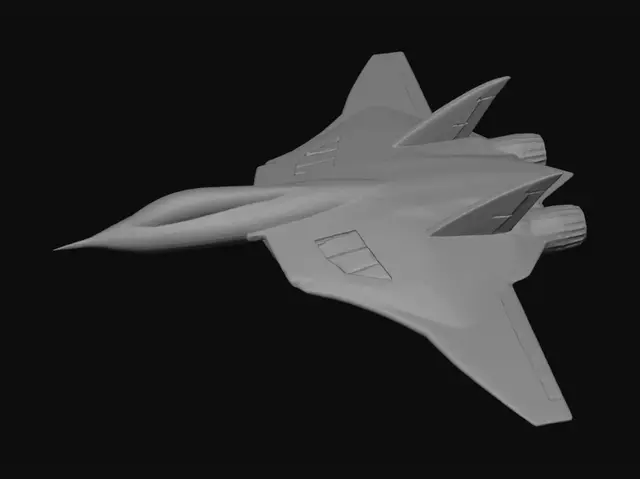 3D model for Jet in Flight