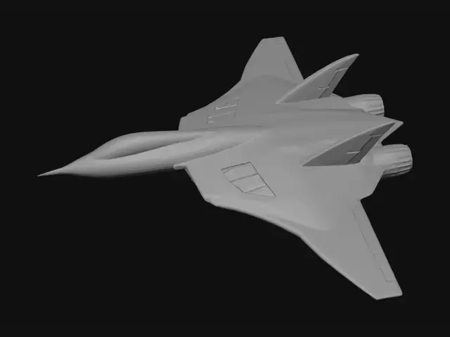 3D model for Jet in Flight