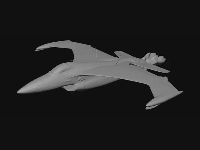 3D model for Jet in Flight