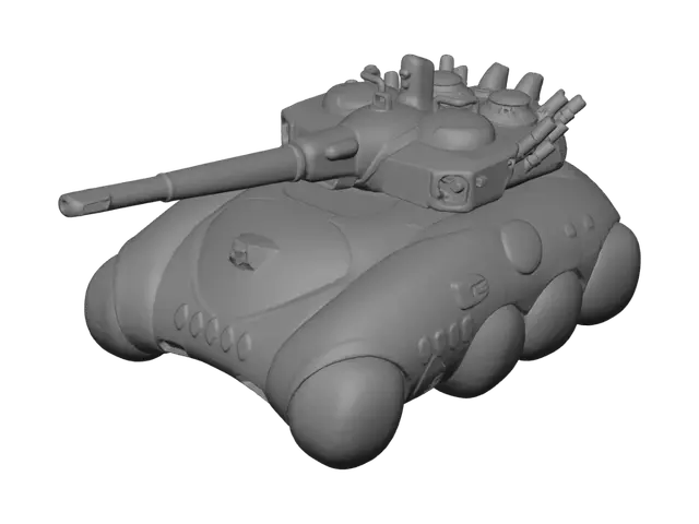 3D model for Police Tank Robot