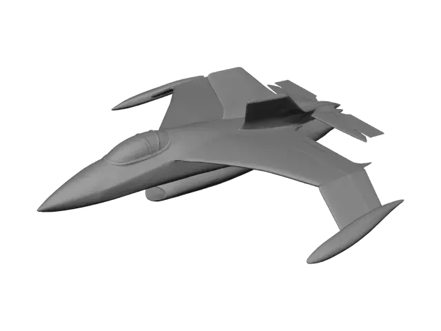 3D model for Jet in Flight
