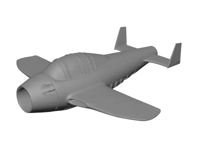 3D model for Jet in Flight