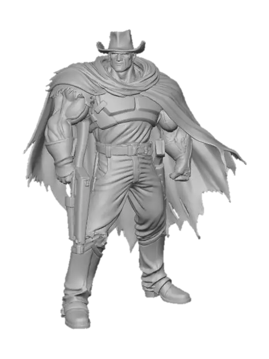 3D model for Cowboy Warrior