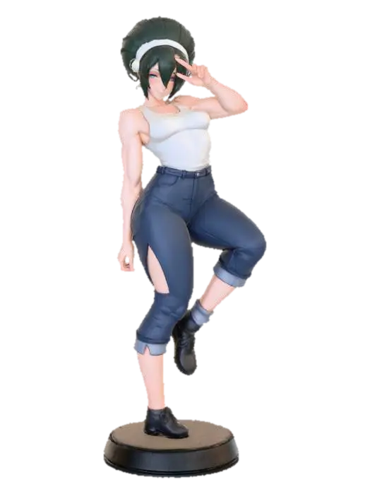 Park Pose - Yoga 3D model, vytvořený pomocí AI