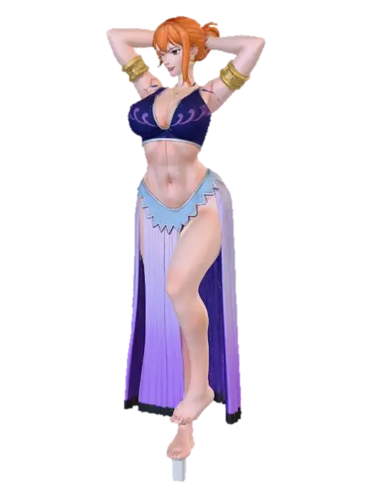 Dancer's Grace - Movement 3D model, vytvořený pomocí AI