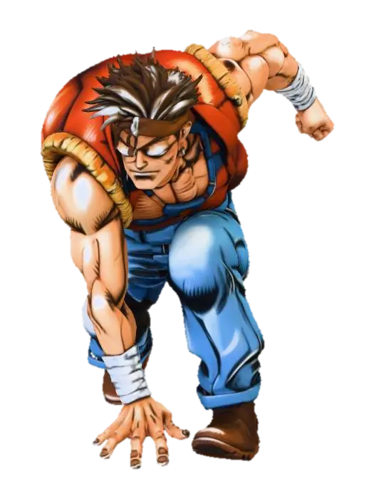 Determined Fighter 3D model, vytvořený pomocí AI