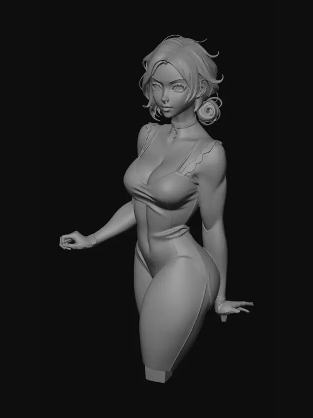 3D model for Enigmatic Elegance