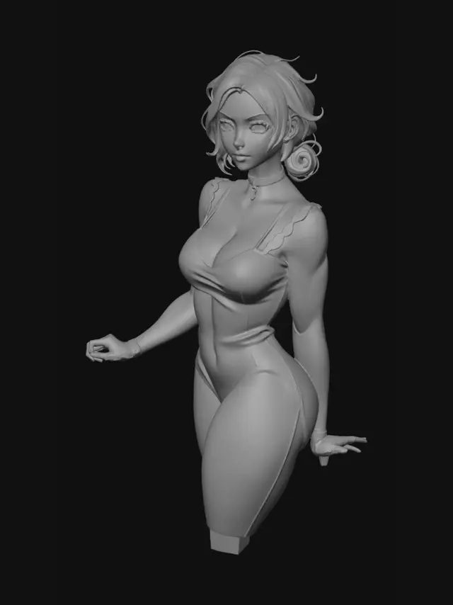 3D model for Enigmatic Elegance