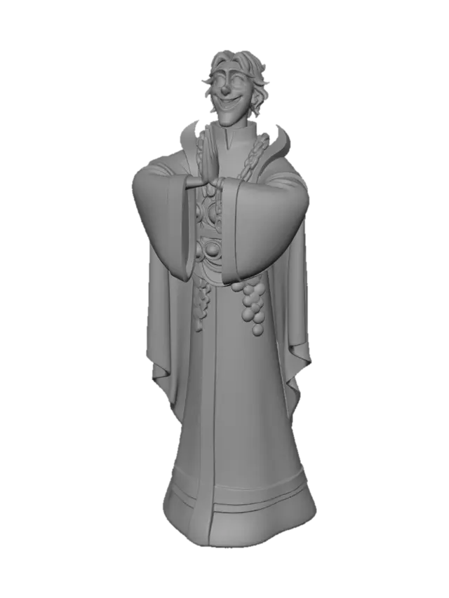 3D model for Mystic Monk