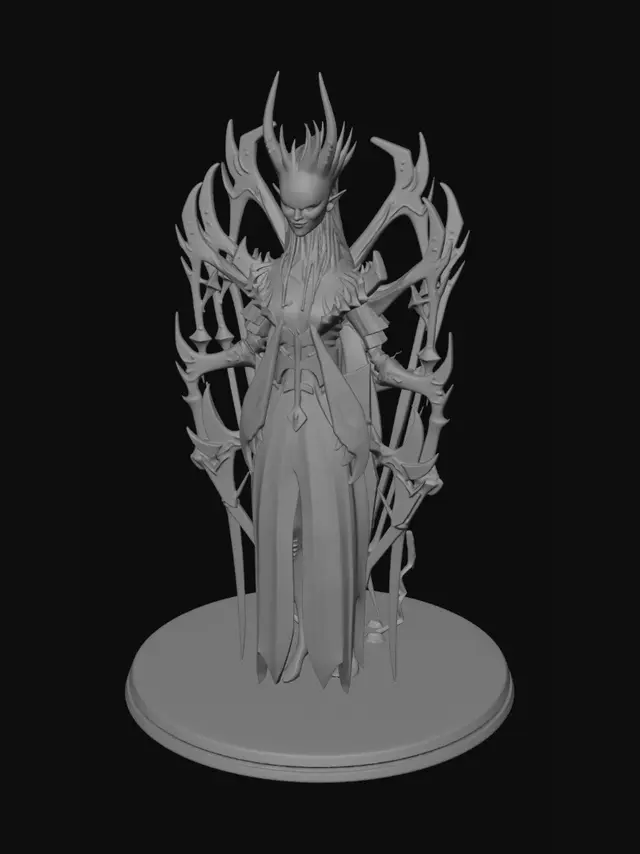 3D model for Enigmatic Sorceress