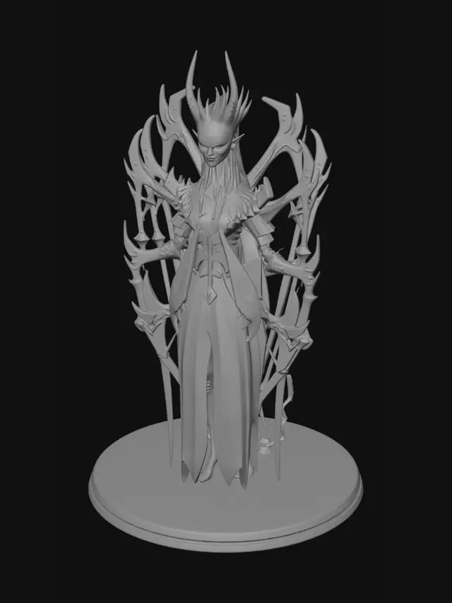 3D model for Enigmatic Sorceress