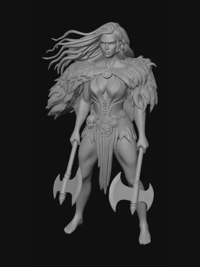 3D model for Crimson Berserker