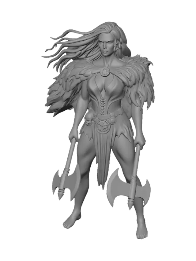 3D model for Crimson Berserker