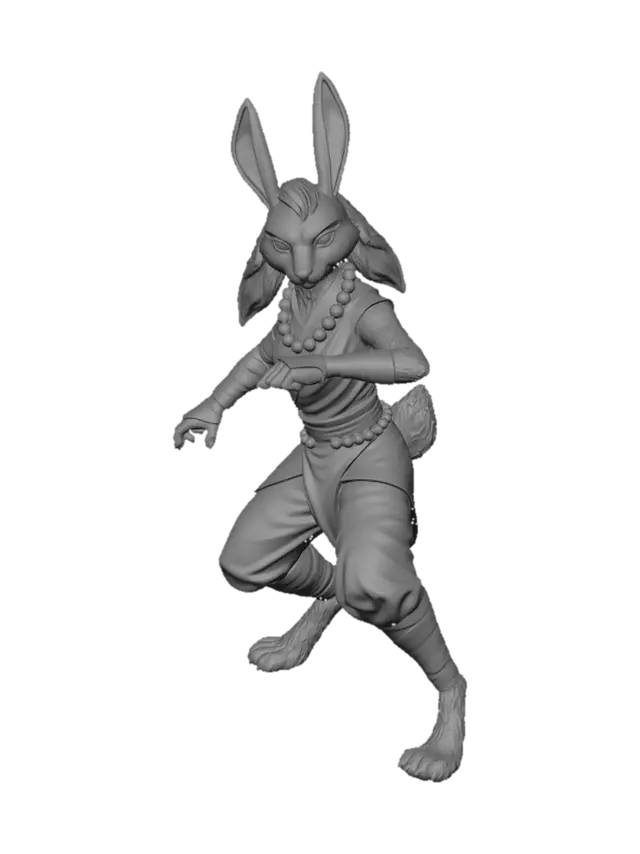 3D model for Temple Guardian Rabbit