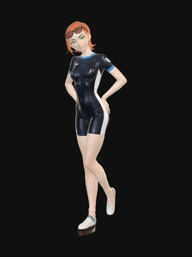 3D model for Bike outfit Gwen