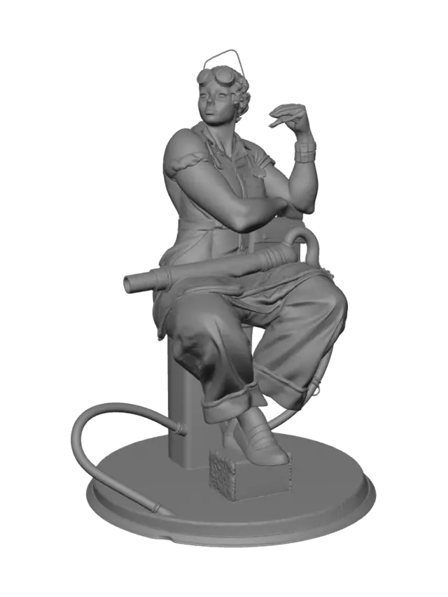 3D model for Rosie the Riveter
