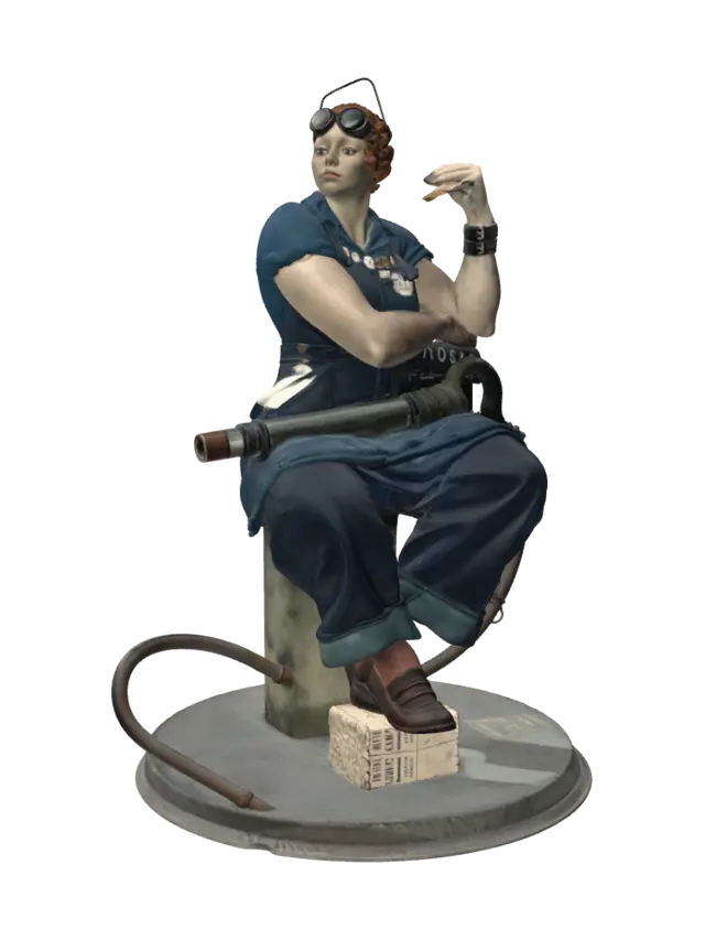 3D model for Rosie the Riveter