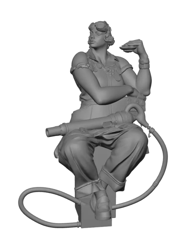3D model for Rosie the Riveter