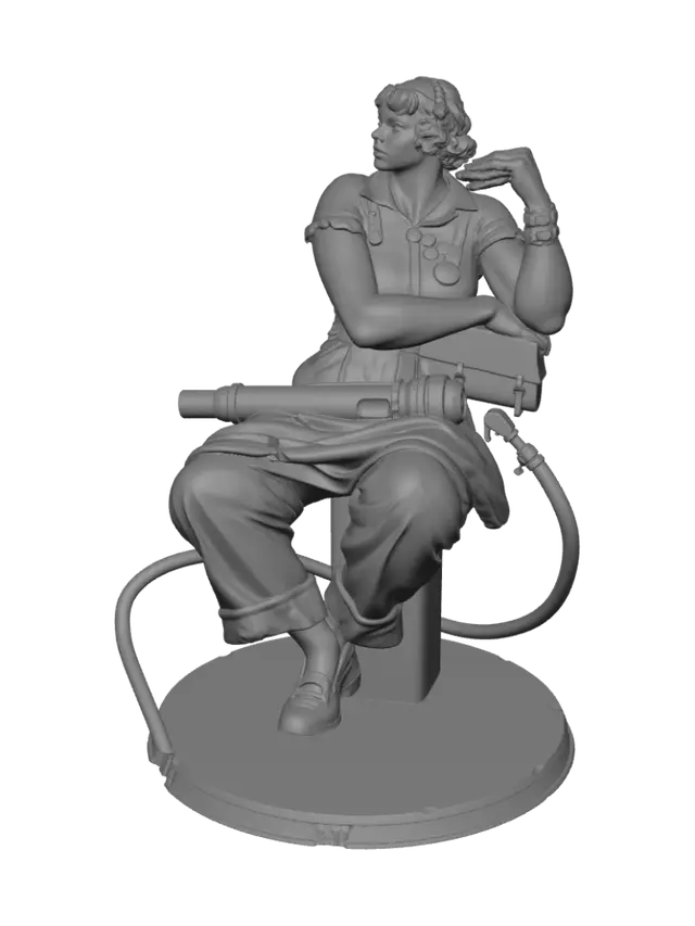 3D model for Rosie the Riveter