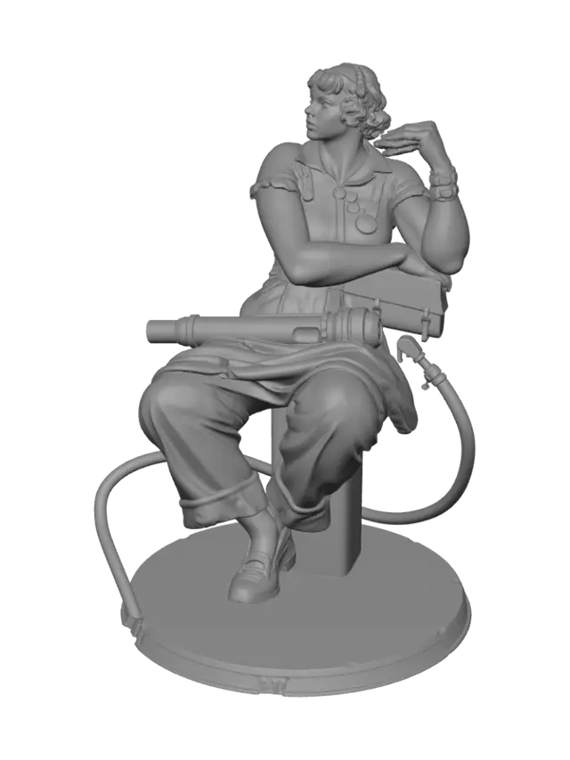 3D model for Rosie the Riveter