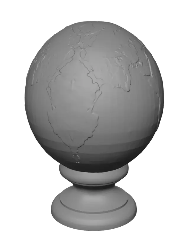 3D model for Earth on a Pedestal, #EasterEgg2026#