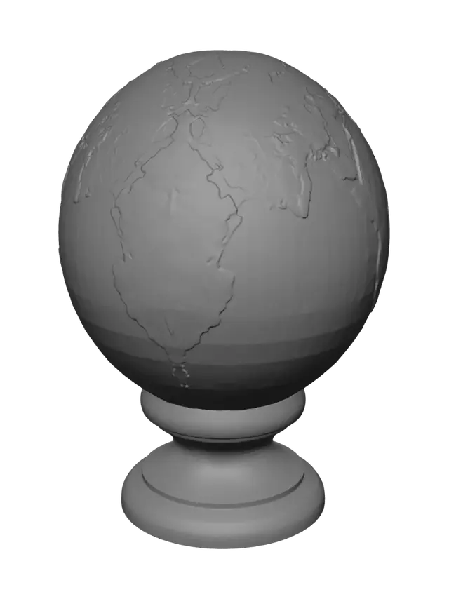 3D model for Earth on a Pedestal, #EasterEgg2026#