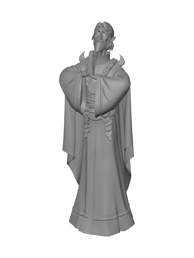 3D model for Mystic Monk