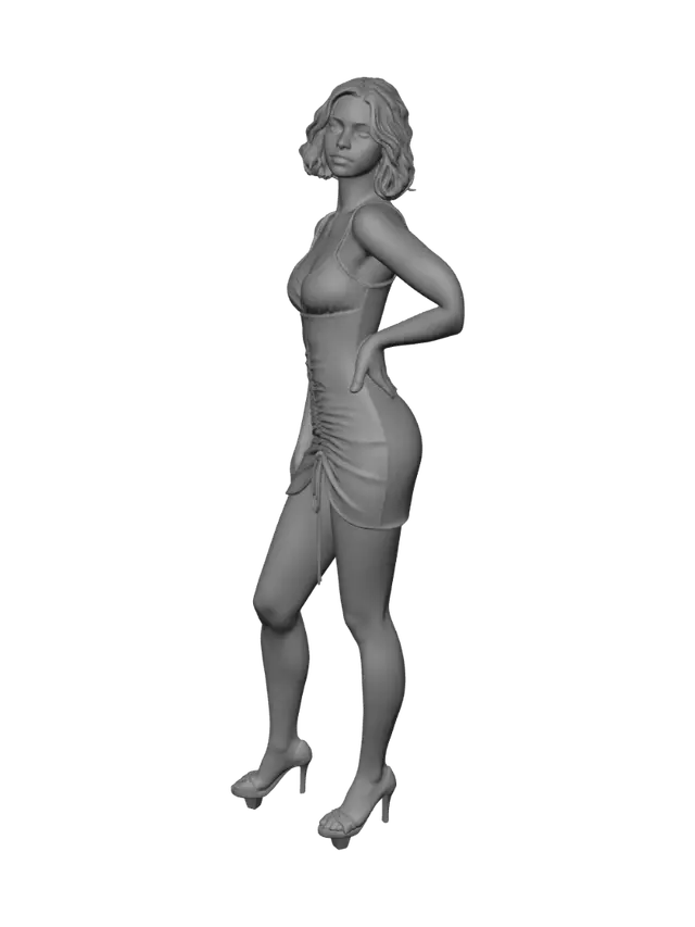 3D model for Floral Summer Portrait