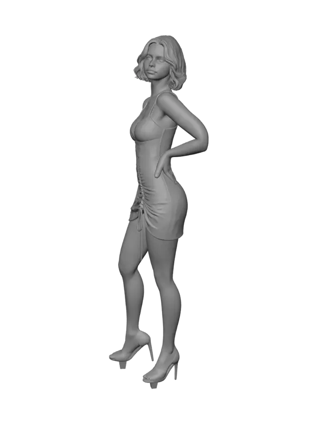 3D model for Floral Summer Portrait