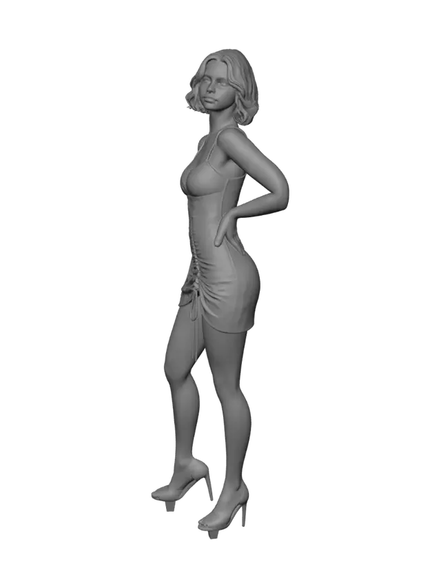 3D model for Floral Summer Portrait