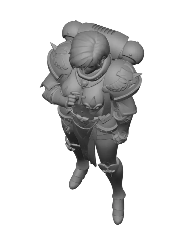 3D model for Crimson Lily Knight