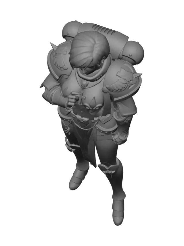 3D model for Crimson Lily Knight
