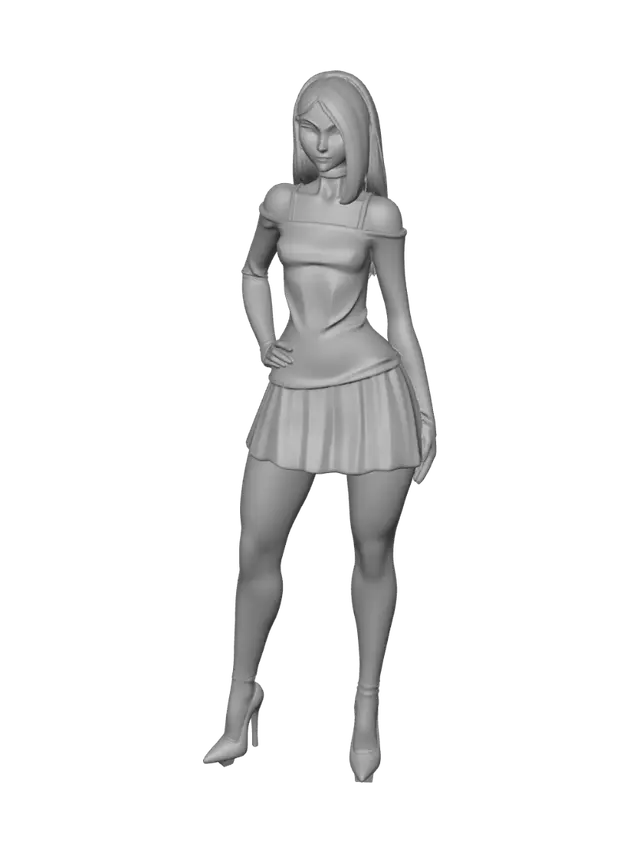 3D model for Gothic Elegance