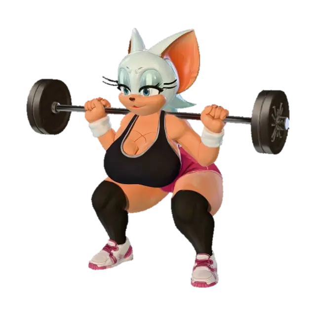 Strength in the Gym - Weightlifting 3D model, vytvořený pomocí AI