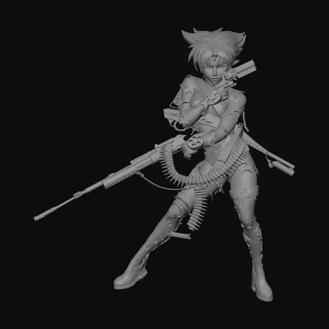 3D model for Violet Fury
