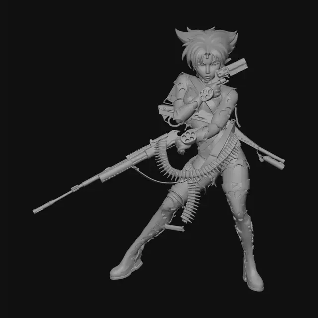 3D model for Violet Fury