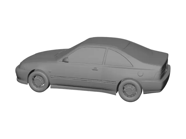 3D model for Realistic Honda Civic Ej1