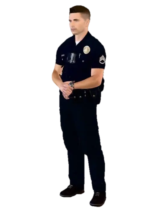 Modello 3D The cop, generato dall’IA