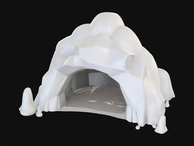 3D model for Low-Poly Ice Cave