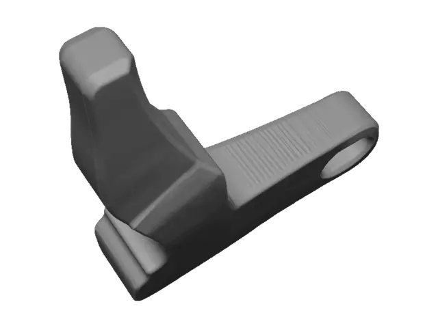 3D model for Lone Key on Weathered Wood