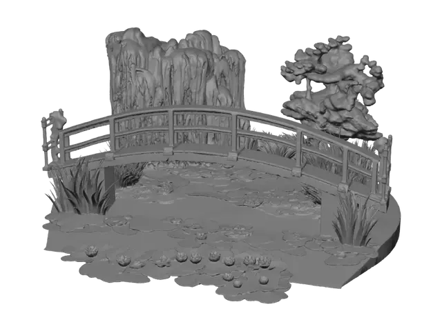 3D model for The Japanese Bridge