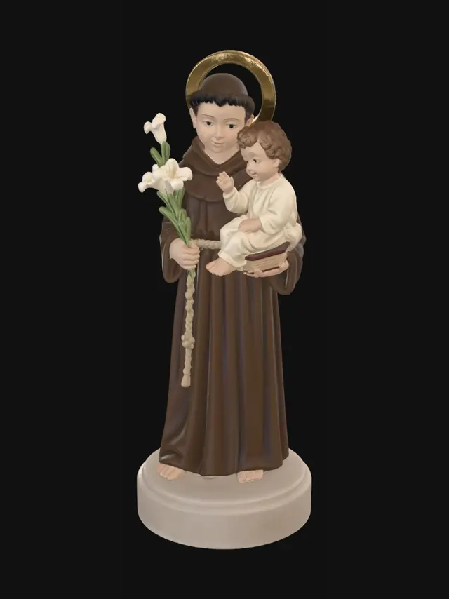 3D model for Saint Anthony of Padua with Baby Jesus