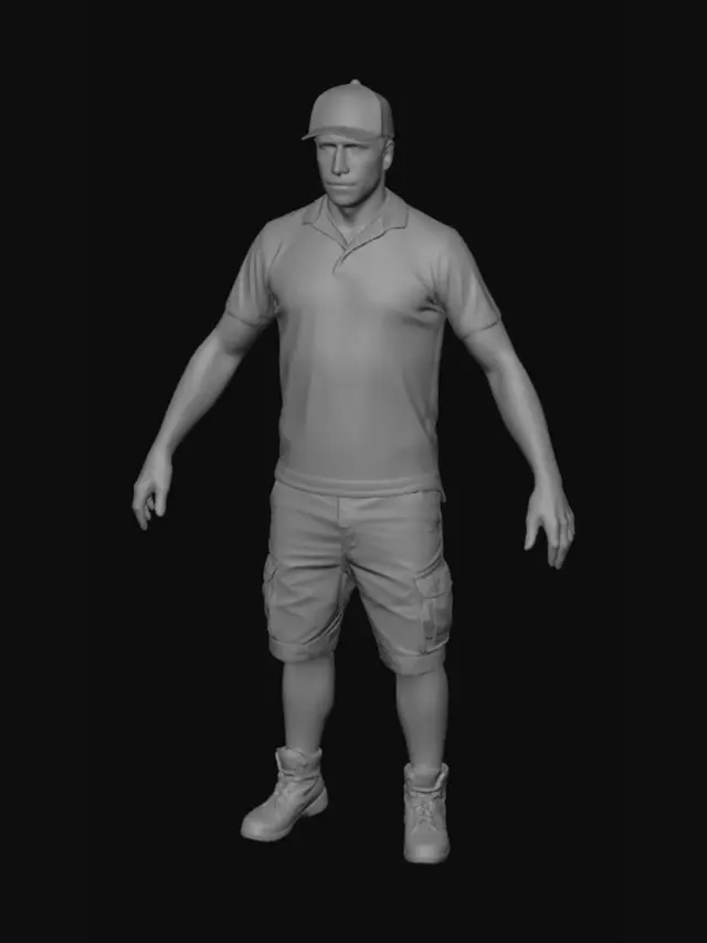 3D model for Outdoorsman Stance