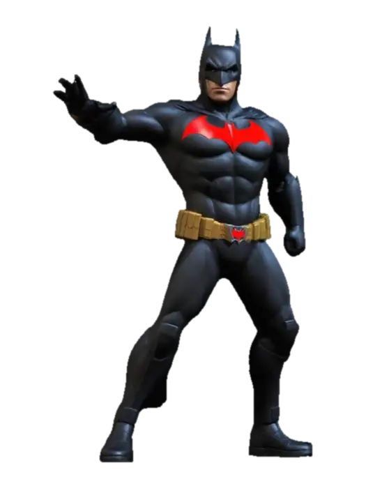 batman batman beyond 3D model, vytvořený pomocí AI